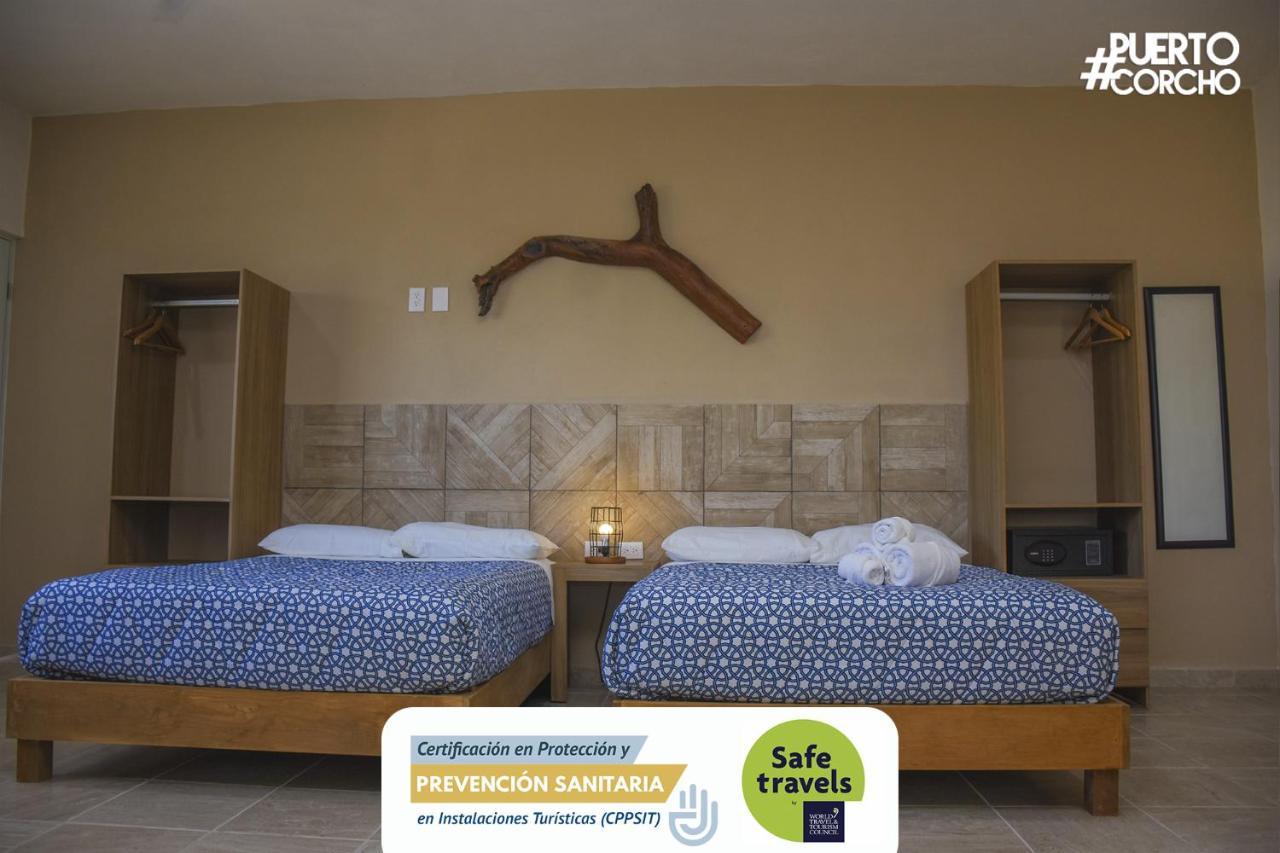 Hotel Puerto Corcho Пуэрто-Морелос Экстерьер фото